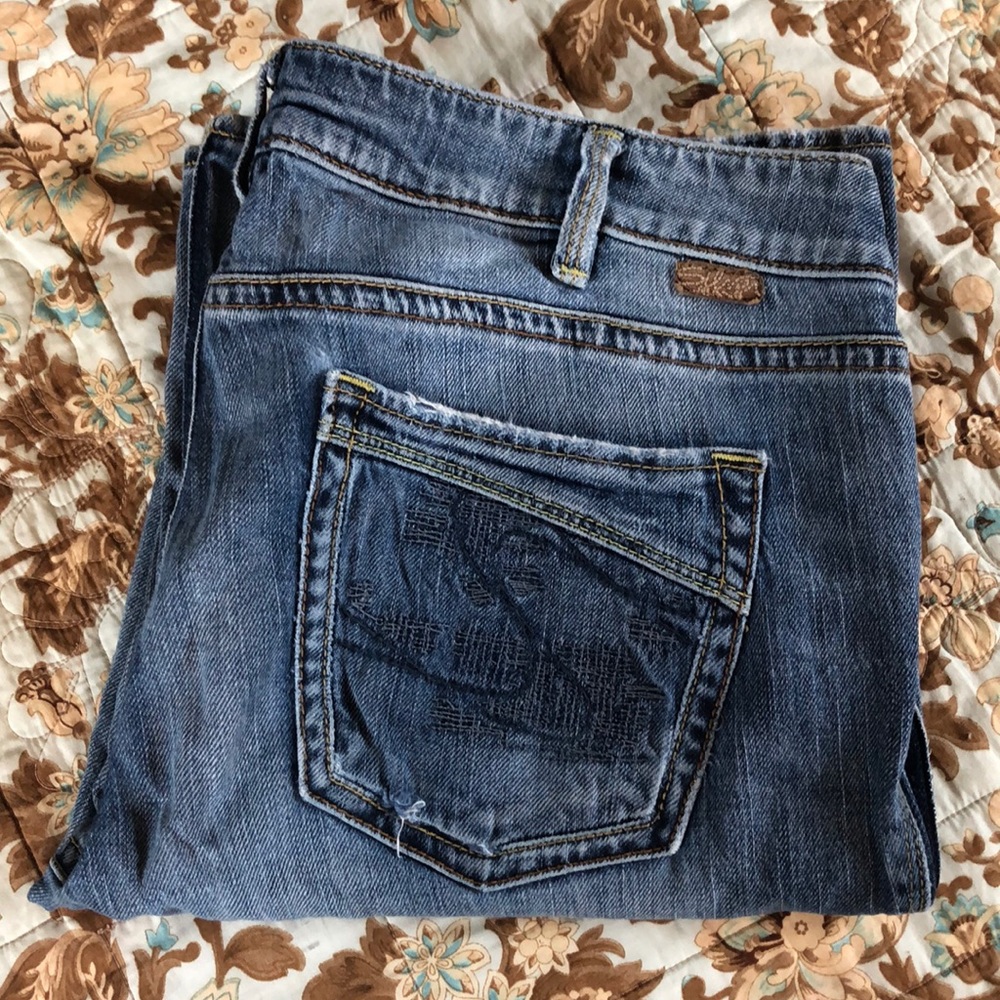 Silver bootcut jeans